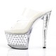 Mules Plateformes Hautes Pleaser STARDUST-702