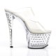 Mules Plateformes Hautes Pleaser STARDUST-702