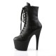 Bottines Plateformes Hautes Pleaser ADORE-1020 Noir mat