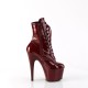 Bottines Plateformes Hautes Pleaser ADORE-1020 Bordeaux vernis