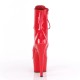 Bottines Plateformes Hautes Pleaser ADORE-1020 Rouge vernis